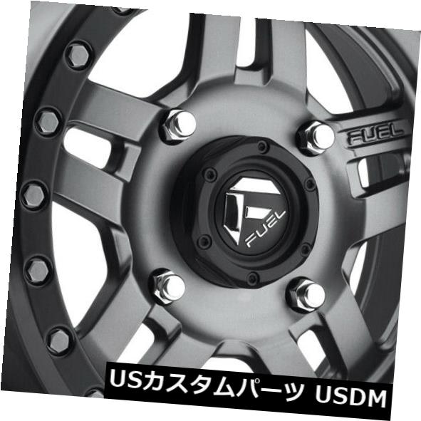 海外輸入ホイール 15x7 ET13 Fuel D558 Anza Utv 4x156 Matte Anthracite Rims（4個セット） 15x7 ET13 Fuel D558 Anza Utv 4x156 Matte Anthracite Rims (Set of 4) 【並行輸入品】｜カスタムパーツ WORLD倉庫