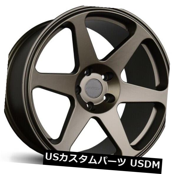 海外輸入ホイール 18X8.5 +35 Avid 1 AV38 5x114.3マットブロンズホイール（4個セット） 18X8.5 +35 Avid 1 AV38 5x114.3 Matte Bronze Wheels (Set of 4) 【並行輸入品】｜カスタムパーツ WORLD倉庫