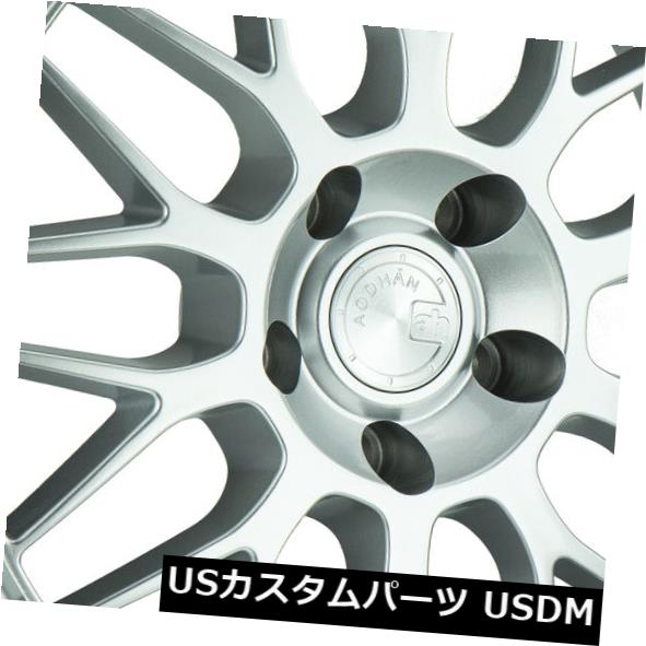 海外輸入ホイール 19x9.5F / 19x11R | + 12F / 15R Aodhan AH02 5x114.3シルバー加工リップリム（4個セット） 19x9.5F/19x11R |+12F/15R Aodhan AH02 5x114.3 Silver Machined Lip Rims (Set of 4) 【並行輸入品】