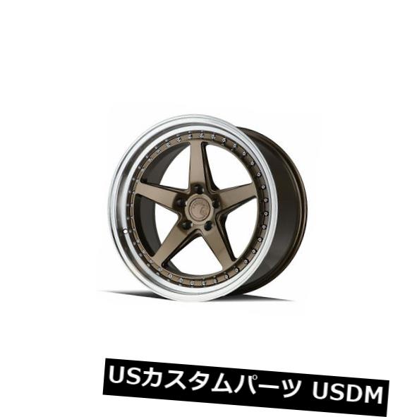 海外輸入ホイール 18x9.5F / 18x10。 5R | + 15F / 22R Aodhan Ds05 5x114.3ブロンズホイール（4個セット） 18x9.5F/18x10.5R|+15F/22R Aodhan Ds05 5x114.3 Bronze Wheels (Set of 4) 【並行輸入品】｜カスタムパーツ WORLD倉庫 419,540円