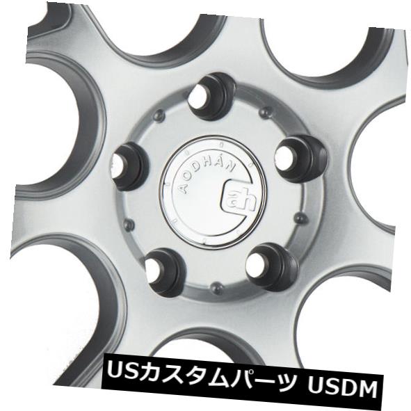 海外輸入ホイール 18X9.5F / 18X10。 5R | + 22F / 22R Aodhan DS01 5x114.3シルバーホイール（4個セット） 18X9.5F/18X10.5R|+22F/22R Aodhan DS01 5x114.3 Silver Wheels (Set of 4) 【並行輸入品】｜カスタムパーツ WORLD倉庫 419,540円