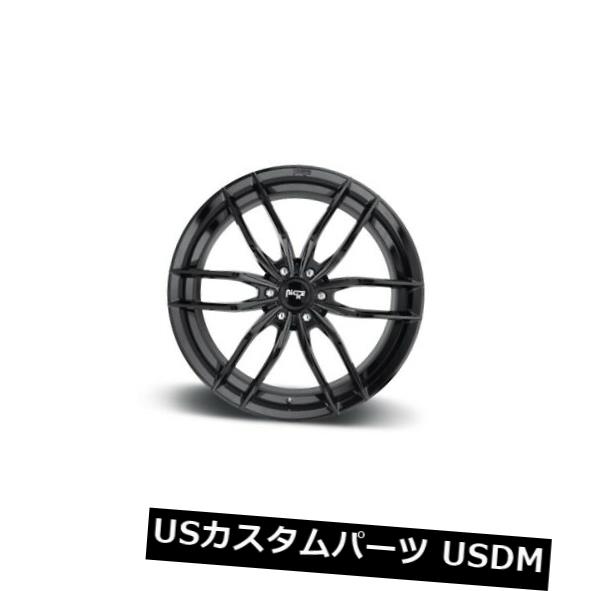 海外輸入ホイール 22x9.5 ET30ニッチM209 Vosso Vi 6x135ブラックホイール（4個セット） 22x9.5 ET30 Niche M209 Vosso Vi 6x135 Black Wheels (Set of 4) 【並行輸入品】