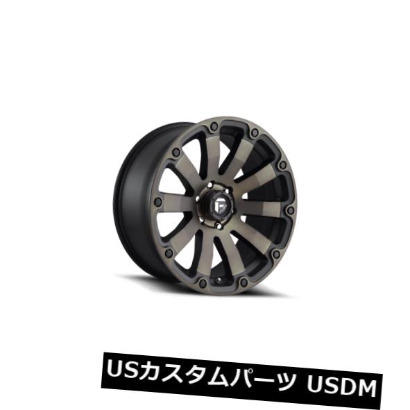 海外輸入ホイール 20x9 ET20 Fuel D636 Diesel 5x150 Black / Machined DDT Rims（4個セット） 20x9 ET20 Fuel D636 Diesel 5x150 Black/Machined DDT Rims (Set of 4) 【並行輸入品】