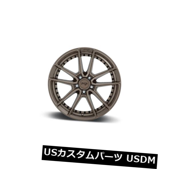 海外輸入ホイール 19x9.5 ET40ニッチM222 DFS 5x120ブロンズリム（4個セット） 19x9.5 ET40 Niche M222 Dfs 5x120 Bronze Rims (Set of 4) 【並行輸入品】｜カスタムパーツ WORLD倉庫