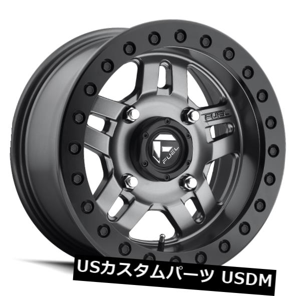 海外輸入ホイール 15x7 ET13 Fuel D918 Anza Utv 4x136 Matte Anthracite Rims（4個セット） 15x7 ET13 Fuel D918 Anza Utv 4x136 Matte Anthracite Rims (Set of 4) 【並行輸入品】