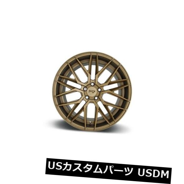 海外輸入ホイール 19x8.5 ET40ニッチM191ガンマ5x108ブロンズリム(4個セット) 19x8.5 ET40 Niche M191 Gamma 5x108 Bronze Rims (Set of 4) 【並行輸入品】|カスタムパーツ WORLD倉庫