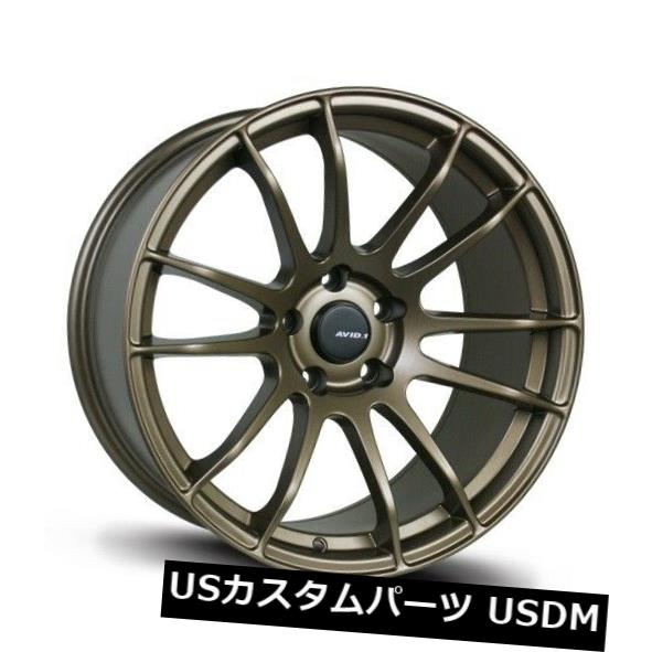 海外輸入ホイール 17X8 +35 Avid 1 AV20 5x114.3マットブロンズリム(4個セット) 17X8 +35 Avid 1 AV20 5x114.3 Matte Bronze Rims (Set of 4) 【並行輸入品】|カスタムパーツ WORLD倉庫
