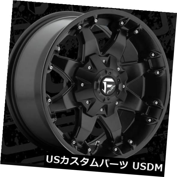 海外輸入ホイール 17x8.5 ET-5 Fuel D509 Octane 6x135 / 6x139.7 Matte Black Wheels（4個セット） 17x8.5 ET-5 Fuel D509 Octane 6x135/6x139.7 Matte Black Wheels (Set of 4) 【並行輸入品】｜カスタムパーツ WORLD倉庫