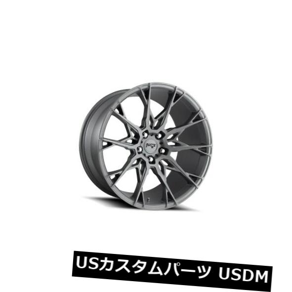 海外輸入ホイール 19x8.5 ET35 Niche M182 Staccato 5x112無煙炭ホイール（4個セット） 19x8.5 ET35 Niche M182 Staccato 5x112 Anthracite Wheels (Set of 4) 【並行輸入品】｜カスタムパーツ WORLD倉庫
