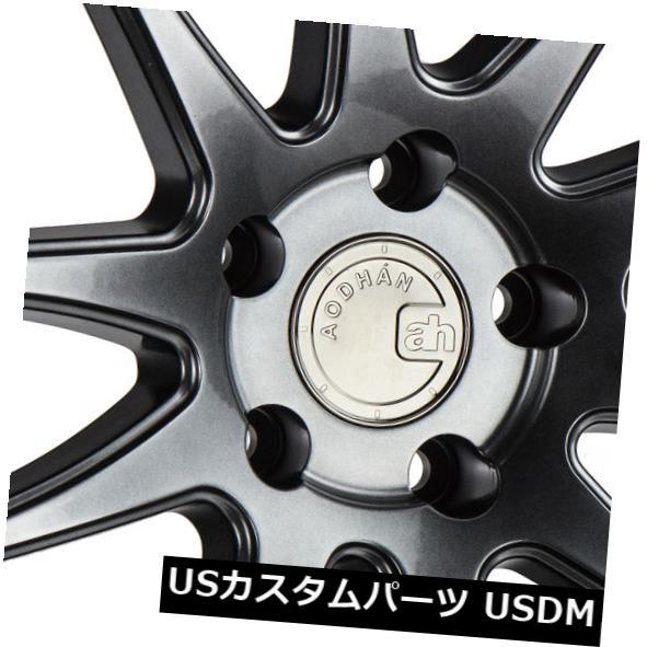 海外輸入ホイール 18x9.5F / 18x10。 5R | + 22F / 15R Aodhan Ds02 5x114.3 Hyper Black Rims(4個セット) 18x9.5F/18x10.5R|+22F/15R Aodhan Ds02 5x114.3 Hyper Black Rims (Set of 4) 【並行輸入品】|カスタムパーツ WORLD倉庫
