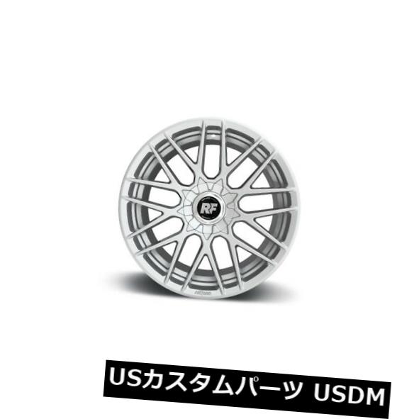 海外輸入ホイール 19x8.5 ET45 Rotiform R140 Rse 5x112 / 5x114.3シルバーリム（4個セット） 19x8.5 ET45 Rotiform R140 Rse 5x112/5x114.3 Silver Rims (Set of 4) 【並行輸入品】