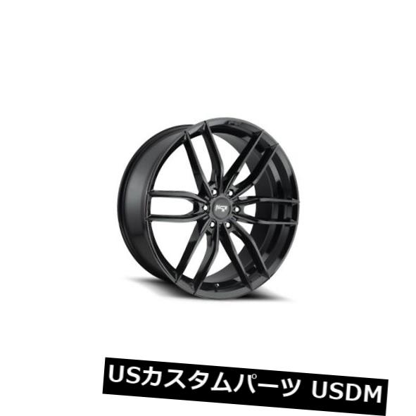 海外輸入ホイール 24x9.5 ET30 Niche M209 Vosso Vi 6x135ブラックホイール（4個セット） 24x9.5 ET30 Niche M209 Vosso Vi 6x135 Black Wheels (Set of 4) 【並行輸入品】