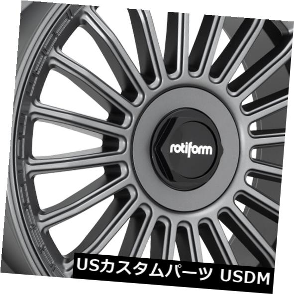 海外輸入ホイール 19x8.5 ET35 Rotiform R160 Buc-M 5x114.3 / 5x120無煙炭ホイール（4個セット） 19x8.5 ET35 Rotiform R160 Buc-M 5x114.3/5x120 Anthracite Wheels (Set of 4) 【並行輸入品】 249,084円
