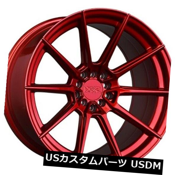 海外輸入ホイール 18x8.5F / 18x9.5 R +20/20 XXR 567 5x100 / 114.3キャンディレッドリム(4個セット) 18x8.5F/18x9.5R +20/20 XXR 567 5x100/114.3 Candy Red Rims (Set of 4) 【並行輸入品】|カスタムパーツ WORLD倉庫
