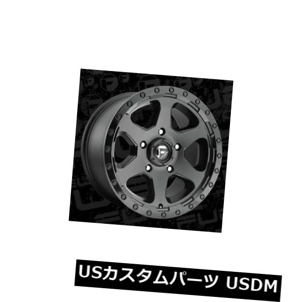 海外輸入ホイール 18x9 ET-12 Fuel D589リッパー5x127マットブラックホイール（4個セット） 18x9 ET-12 Fuel D589 Ripper 5x127 Matte Black Wheels (Set of 4) 【並行輸入品】｜カスタムパーツ WORLD倉庫
