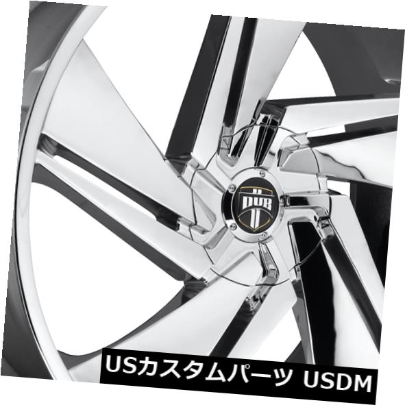 海外輸入ホイール 22x9.5 ET30ダブS246フェード6x135 / 6x139.7クロームホイール(4個セット) 22x9.5 ET30 Dub S246 Fade 6x135/6x139.7 Chrome Wheels (Set of 4) 【並行輸入品】|カスタムパーツ WORLD倉庫
