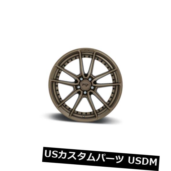 海外輸入ホイール 22x9 ET38ニッチM222 DFS 5x112ブロンズリム（4個セット） 22x9 ET38 Niche M222 Dfs 5x112 Bronze Rims (Set of 4) 【並行輸入品】