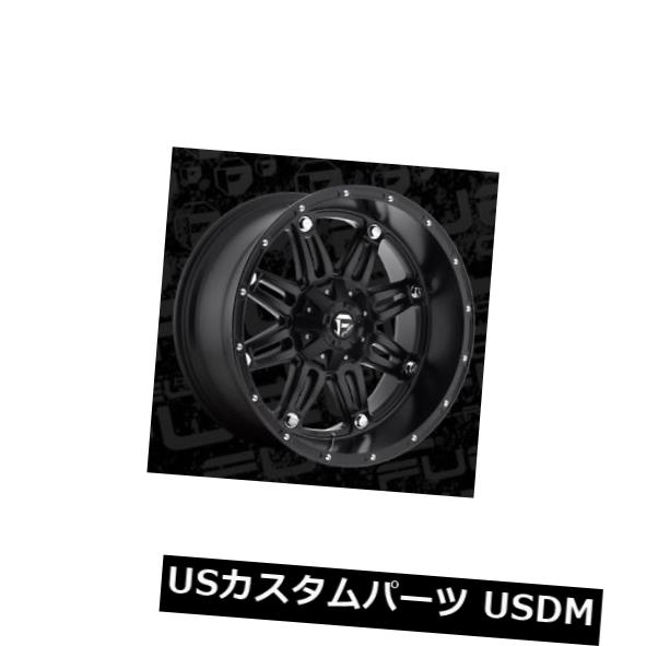 海外輸入ホイール 22x12フューエルD531 6x135 / 5.5 ET-44マットブラックリム（4個セット） 22x12 FUEL D531 6x135/5.5 ET-44 Matte Black Rims (Set of 4) 【並行輸入品】
