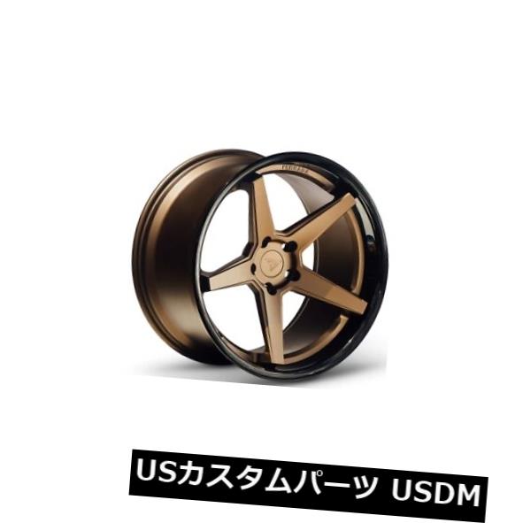 海外輸入ホイール 20x9 / 20x10.5 Ferrada FR3 5x112 +35/38マットブロンズホイール（4個セット） 20x9/20x10.5 Ferrada FR3 5x112 +35/38 Matte Bronze Wheels (Set of 4) 【並行輸入品】