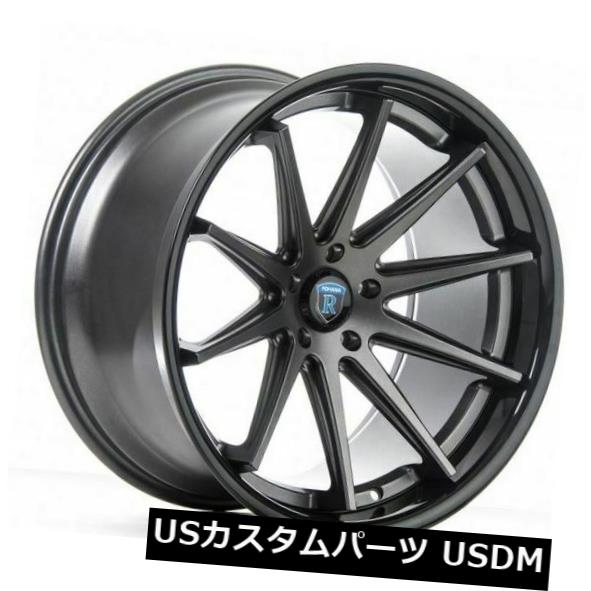 海外輸入ホイール 20x9 / 10 Rohana RC10 5x114 +15/25グラファイト/グロスブラックリップホイール（4個セット） 20x9/10 Rohana RC10 5x114 +15/25 Graphite/Gloss Black Lip Wheels (Set of 4) 【並行輸入品】｜カスタムパーツ WORLD倉庫 302,891円