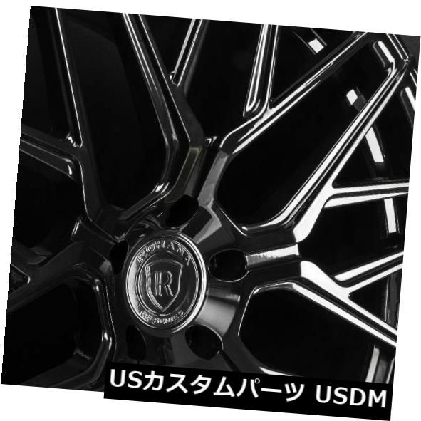 海外輸入ホイール Rohana RFX10 20x9 5x114 +35グロスブラックリム(4個セット) Rohana RFX10 20x9 5x114 +35 Gloss Black Rims (Set of 4) 【並行輸入品】|カスタムパーツ WORLD倉庫