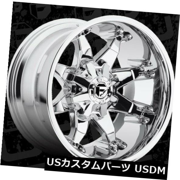 海外輸入ホイール 燃料オクタン20x12 8x6.5 ET-44クロムリム(4個セット) Fuel Octane 20x12 8x6.5 ET-44 Chrome Rims (Set of 4) 【並行輸入品】|カスタムパーツ WORLD倉庫