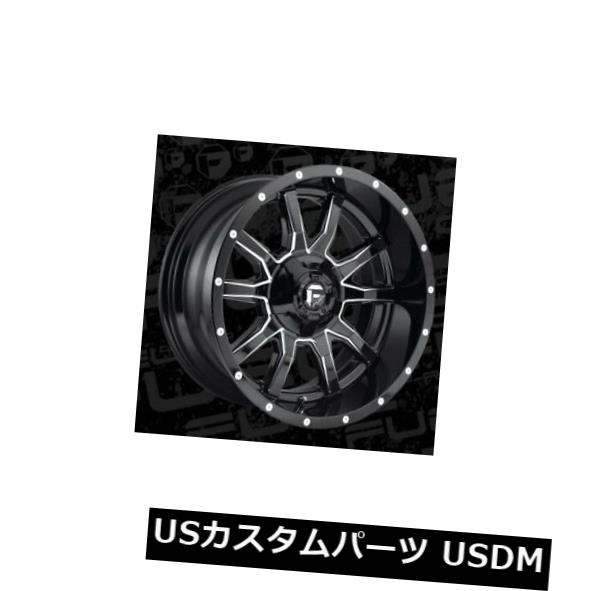 海外輸入ホイール 20x12 Fuel D627 Vandal 8x170 ET-43 Black & Milled Rims (Set of 4) 【並行輸入品】 292,149円
