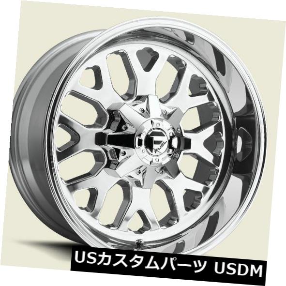 海外輸入ホイール 20x12フューエルD586 5x5.5 / 150 ET-43ポリッシュホイール（4個セット） 20x12 FUEL D586 5x5.5/150 ET-43 Polished Wheels (Set of 4) 【並行輸入品】