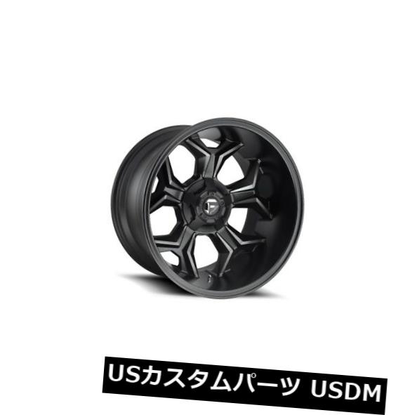 海外輸入ホイール 22x12フューエルD605 6x135 / 5.5 ET-44マットブラックホイール（4個セット） 22x12 FUEL D605 6x135/5.5 ET-44 Matte Black Wheels (Set of 4) 【並行輸入品】
