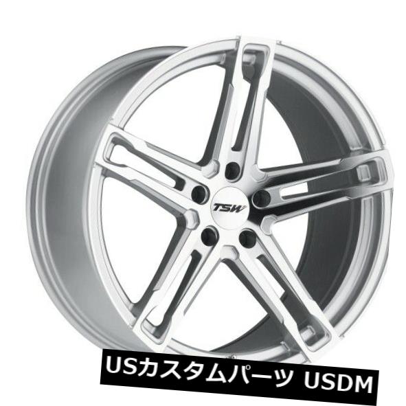 海外輸入ホイール 20x9 TSW Mechanica 5x120リム+35シルバーホイール（4個セット） 20x9 TSW Mechanica 5x120 Rims +35 Silver Wheels (Set of 4) 【並行輸入品】