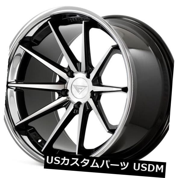 海外輸入ホイール Ferrada FR4 20x10.5 5x112 ET38マシンブラックホイール（4個セット） Ferrada FR4 20x10.5 5x112 ET38 Machine Black Wheels (Set of 4) 【並行輸入品】｜カスタムパーツ WORLD倉庫
