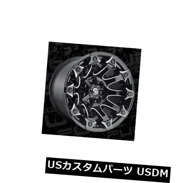 海外輸入ホイール 20x12 Fuel D578 Battle Axe 5x114.3/5x127 ET-44 Black &amp; Milled Rims (Set of 4) 【並行輸入品】｜カスタムパーツ WORLD倉庫 292,149円
