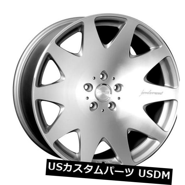 海外輸入ホイール 22x10.5 MRR HR3 5x112 +25シルバーホイール(4個セット) 22x10.5 MRR HR3 5x112 +25 Silver Wheels (Set of 4) 【並行輸入品】
