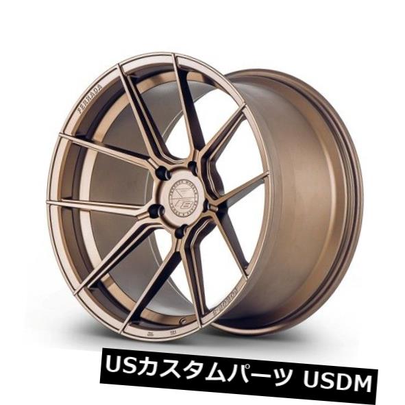 海外輸入ホイール 20x9F / 20x10R Ferrada Forge8 FR8 5x112 +35/45マットブロンズホイール（4個セット） 20x9F/20x10R Ferrada Forge8 FR8 5x112 +35/45 Matte Bronze Wheels (Set of 4) 【並行輸入品】