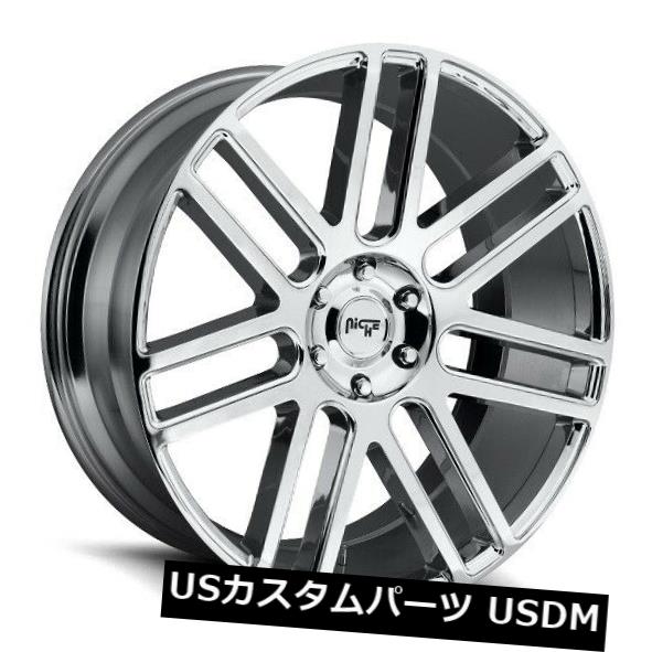 海外輸入ホイール 20x9ニッチリムM098 Elan 6x135 ET30クロムリム（4個セット） 20x9 Niche Rims M098 Elan 6x135 ET30 Chrome Rims (Set of 4) 【並行輸入品】｜カスタムパーツ WORLD倉庫