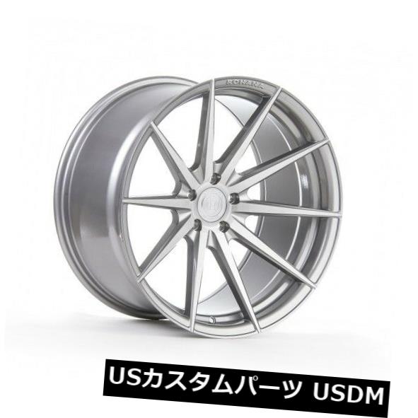 海外輸入ホイール 20x10 / 11 Rohana RF1 5x114 +25/28ブラッシュドチタンホイール(4個セット) 20x10/11 Rohana RF1 5x114 +25/28 Brushed Titanium Wheels (Set of 4) 【並行輸入品】|カスタムパーツ WORLD倉庫