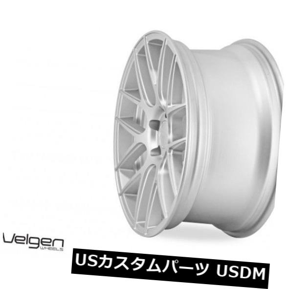 海外輸入ホイール 20x9 Velgen Wheels VMB7 5x114.3 +32マットシルバーリム（4個セット） 20x9 Velgen Wheels VMB7 5x114.3 +32 Matte Silver Rims (Set of 4) 【並行輸入品】