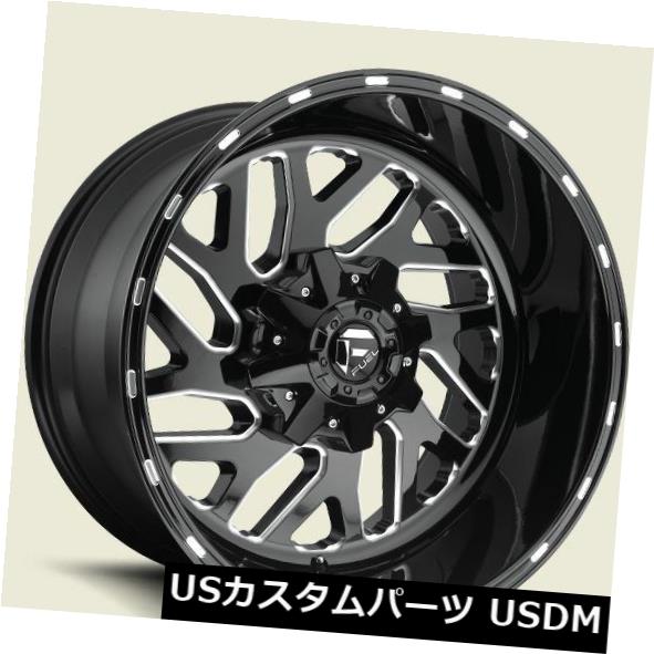 海外輸入ホイール Fuel Triton D581 20x12 8x6.5 ET-43ブラック/ミルドリム（4個セット） Fuel Triton D581 20x12 8x6.5 ET-43 Black/Milled Rims (Set of 4) 【並行輸入品】 292,149円