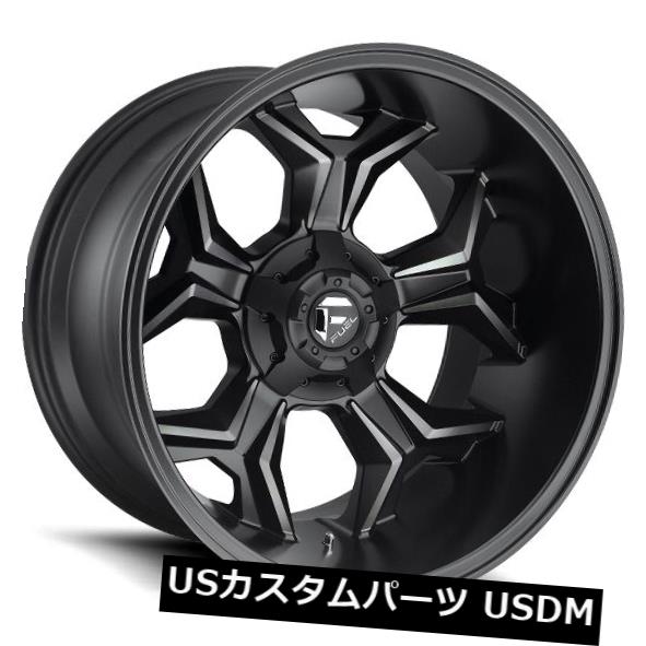 海外輸入ホイール Fuel Avenger D605 20x12 5x5.5 / 5x150 ET-44ブラックホイール（4個セット） Fuel Avenger D605 20x12 5x5.5/5x150 ET-44 Black Wheels (Set of 4) 【並行輸入品】