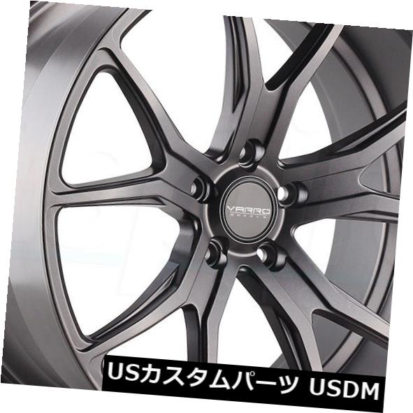 海外輸入ホイール 22X10.5 Varro VD01 5x114.3mm +42マットグラファイトホイール（4個セット） 22X10.5 Varro VD01 5x114.3mm +42 Matte Graphite Wheels (Set of 4) 【並行輸入品】