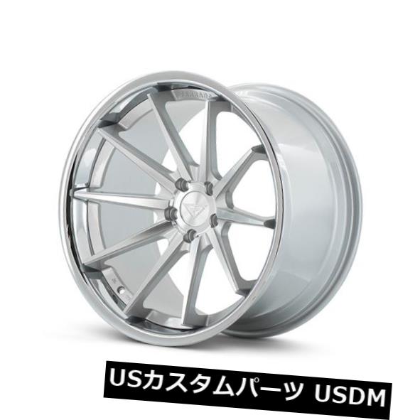 海外輸入ホイール 19x8.5 / 9.5 Ferrada FR4 5x114 +15/20 Machine Silver / Chrome LipWheels(4個セット) 19x8.5/9.5 Ferrada FR4 5x114 +15/20 Machine Silver / Chrome LipWheels (Set of 4) 【並行輸入品】|カスタムパーツ WORLD倉庫