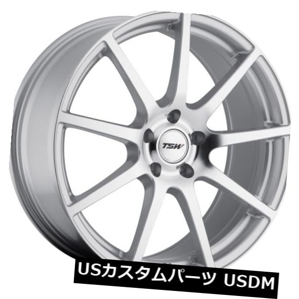 海外輸入ホイール 20x10 TSW Interlagos 5x120リム+35シルバーホイール（4個セット） 20x10 TSW Interlagos 5x120 Rims +35 Silver Wheels (Set of 4) 【並行輸入品】 312,246円