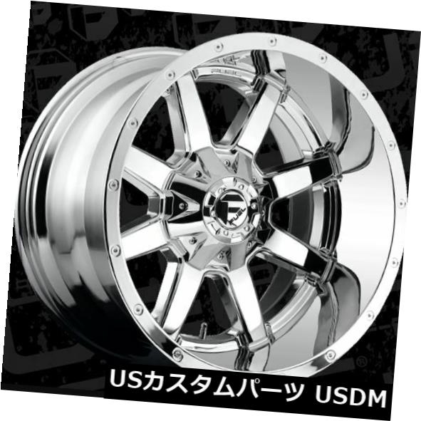 海外輸入ホイール 20x12燃料D536 Maverick 8x180 ET-44クロムリム（4個セット） 20x12 Fuel D536 Maverick 8x180 ET-44 Chrome Rims (Set of 4) 【並行輸入品】 328,037円
