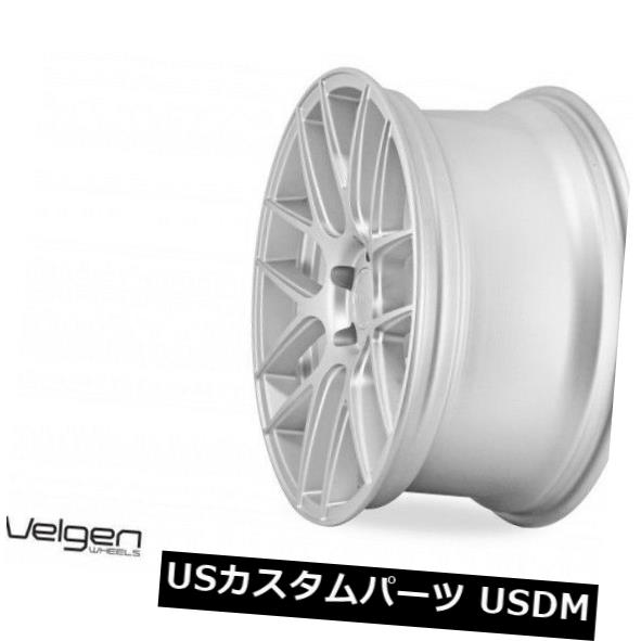 海外輸入ホイール 20x9 Velgen Wheels VMB7 5x120 +35マットシルバーリム（4個セット） 20x9 Velgen Wheels VMB7 5x120 +35 Matte Silver Rims (Set of 4) 【並行輸入品】