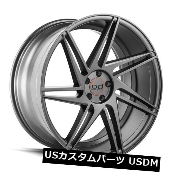 海外輸入ホイール 22x10.5 Blaque Diamond BD-1 5x120 et27マットグラファイトホイール（4個セット） 22x10.5 Blaque Diamond BD-1 5x120 et27 Matte Graphite Wheels (Set of 4) 【並行輸入品】