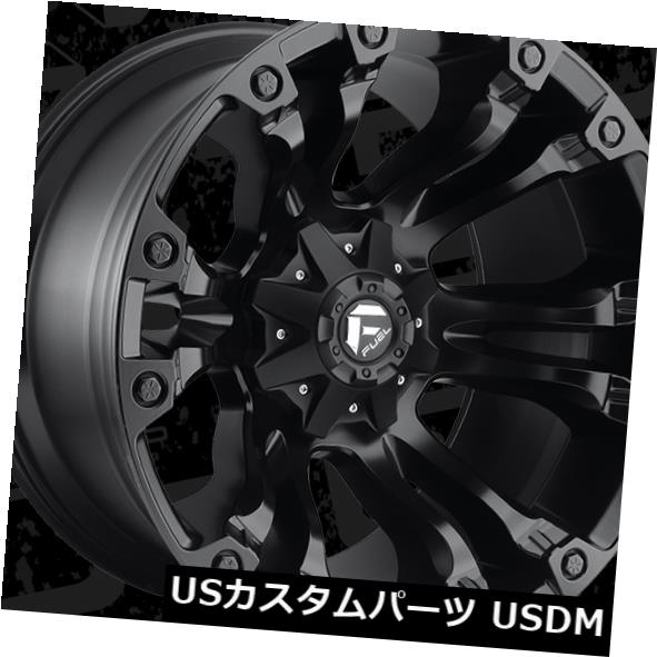 海外輸入ホイール 22x12燃料D560蒸気8x170 ET-44マットブラックリム（4個セット） 22x12 Fuel D560 Vapor 8x170 ET-44 Matte Black Rims (Set of 4) 【並行輸入品】｜カスタムパーツ WORLD倉庫