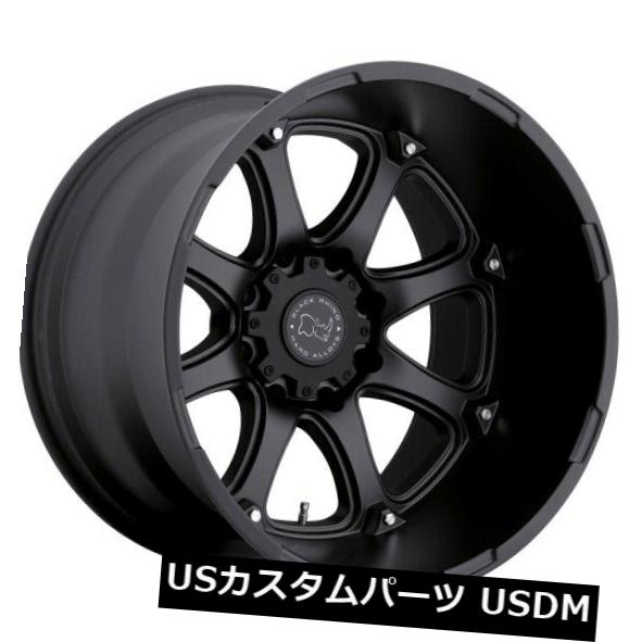 海外輸入ホイール 22x14ブラックライノグラミス8x180 ET-74マットブラックホイール（4個セット） 22x14 Black Rhino Glamis 8x180 ET-74 Matte Black Wheels (Set of 4) 【並行輸入品】 318,681円