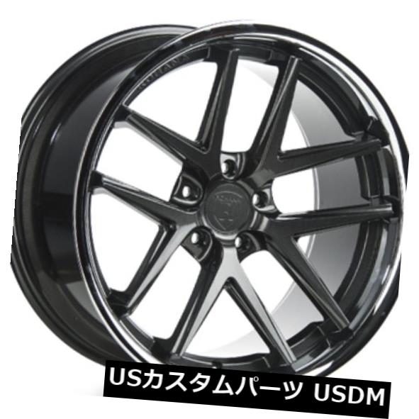 海外輸入ホイール Rohana RC9 22x10.5 5x120 +43グロスグラファイト/ステイン less Lip Rims（4個セット） Rohana RC9 22x10.5 5x120 +43 Gloss Graphite/Stainless Lip Rims (Set of 4) 【並行輸入品】｜カスタムパーツ WORLD倉庫