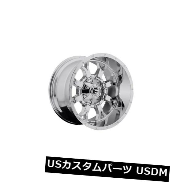 海外輸入ホイール 燃料クランクD516 20x12 6x135 / 6x5.5 ET-44クロームホイールリム（4個セット） Fuel Krank D516 20x12 6x135/6x5.5 ET-44 Chrome Wheels Rims (Set of 4) 【並行輸入品】