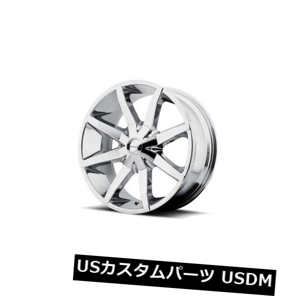 海外輸入ホイール 20x8.5 KMCスライド6x135 / 6x139.7 ET38クロームリム（4個セット） 20x8.5 KMC SLIDE 6x135/6x139.7 ET38 Chrome Rims (Set of 4) 【並行輸入品】